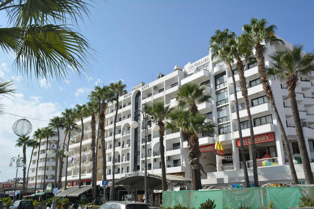Les Palmiers Sunorama Beach Apartments لارنكا المظهر الخارجي الصورة